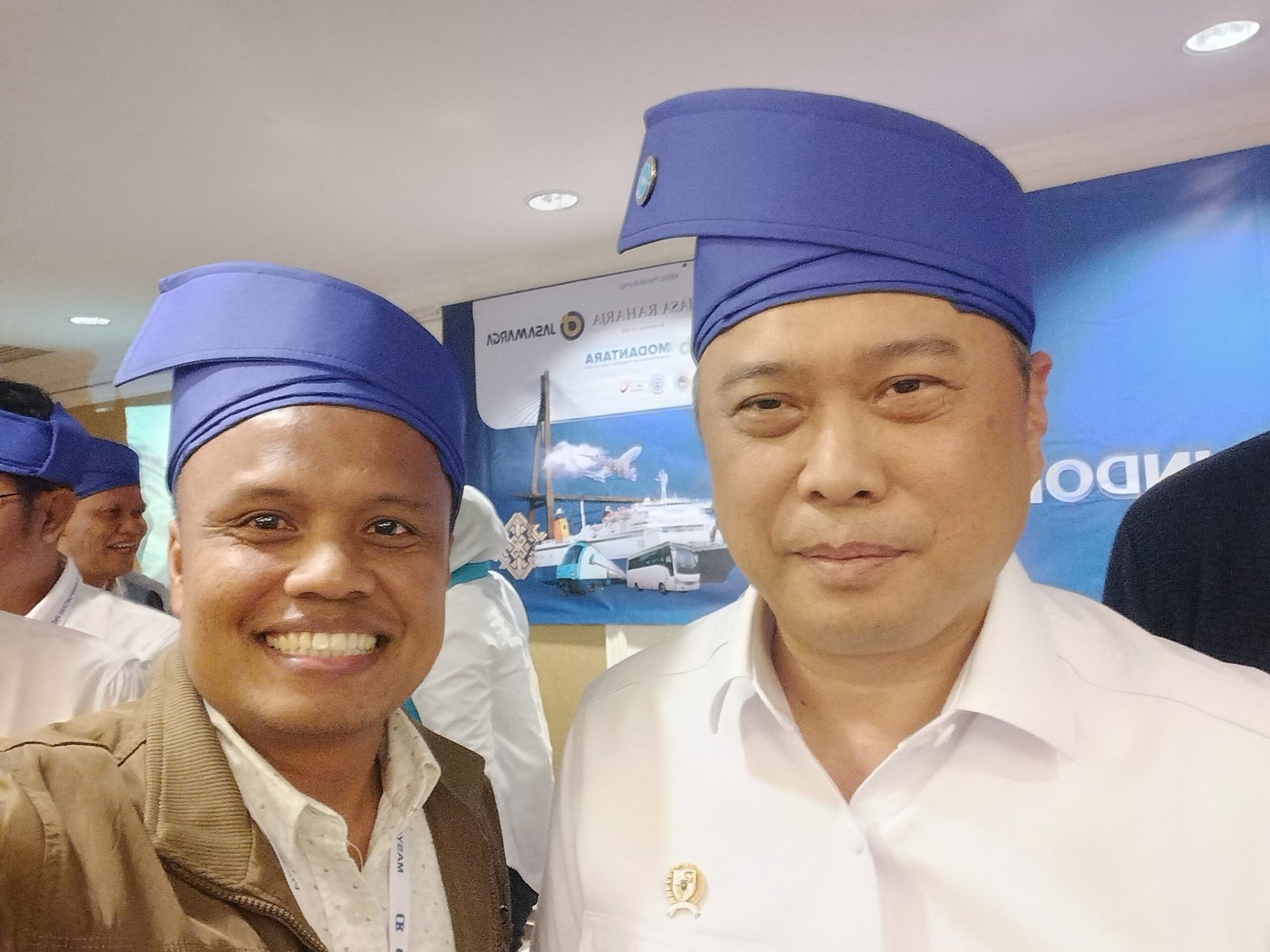Berkesempatan swafoto bersama Bapak Menteri Perhubungan